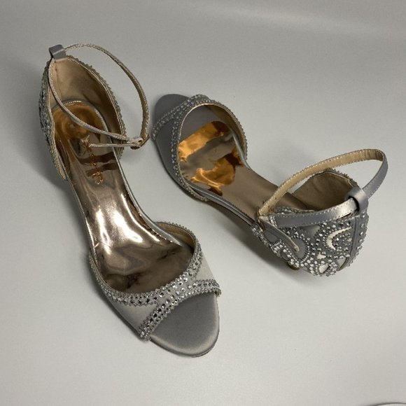 XYD Ballroom Dance Shoes Wedding Sandals for Women - Picture 6 of 11